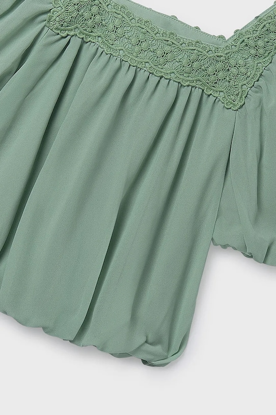 Dziewczynka Mayoral bluzka dziecięca 6156.8A.Junior.PPY2 zielony