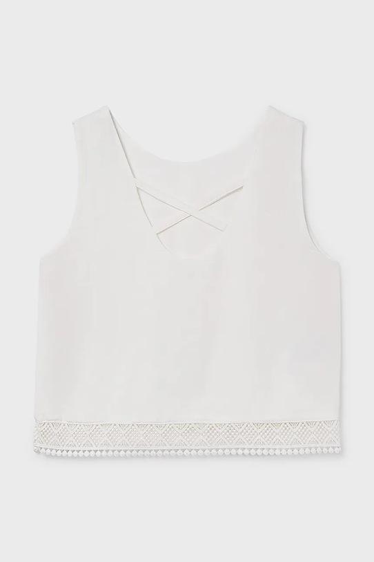 Mayoral bluzka dziecięca 6157.8A.Junior.PPY2 biały SS26