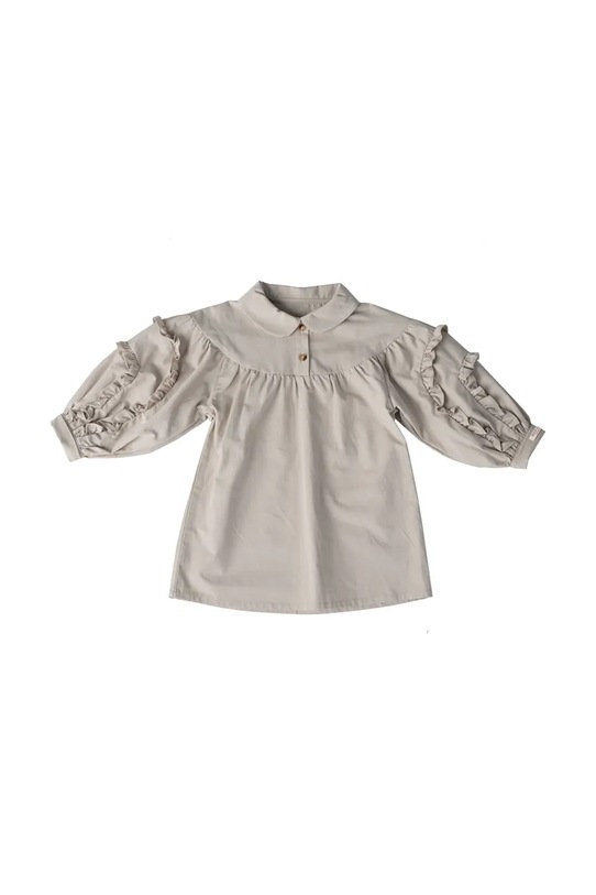 Donsje sukienka dziecięca Everoux Dress 4110100 beżowy SS26