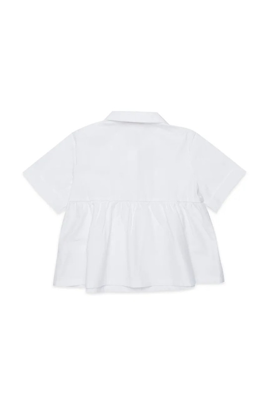 Marni bluzka koszulowa dziecięca bawełniana MC121F SHIRT M01741.M00UW biały SS26