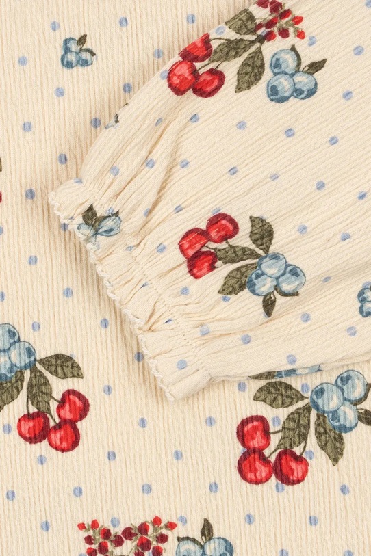 Konges Sløjd bluzka dziecięca CHLEO BLOUSE GOTS beżowy KS104728.PPY2