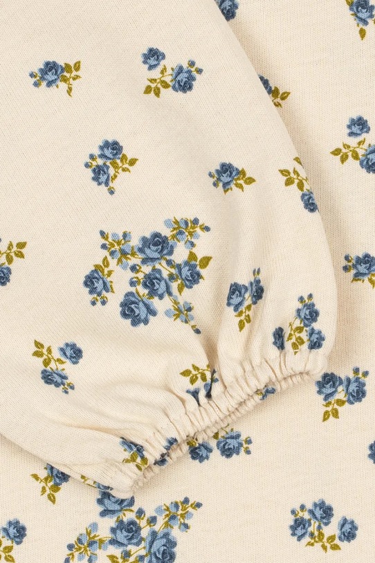 Konges Sløjd bluzka bawełniana dziecięca DREY SLIT BLOUSE GOTS KS104770.PPY2 beżowy