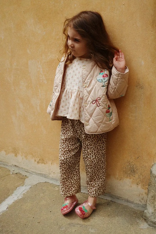 Konges Sløjd bluzka bawełniana dziecięca COCO TOP GOTS KS104745.PPY2