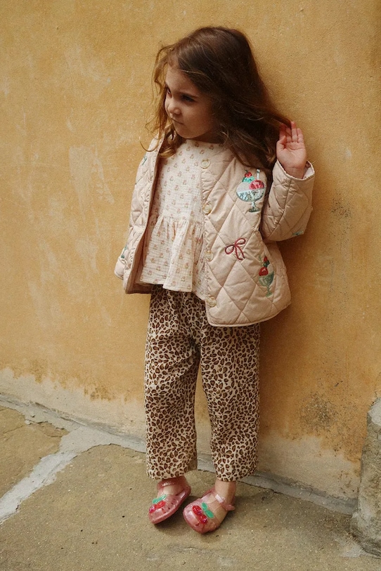 Konges Sløjd bluzka bawełniana dziecięca COCO TOP GOTS KS104745.PPY2