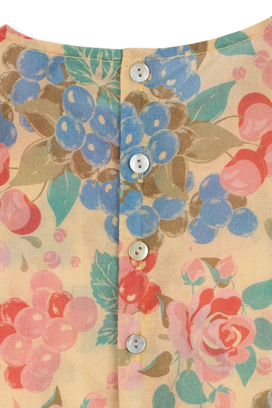 Dziewczynka Konges Sløjd bluzka bawełniana dziecięca PACEY TOP GOTS KS105029.PPY2 multicolor