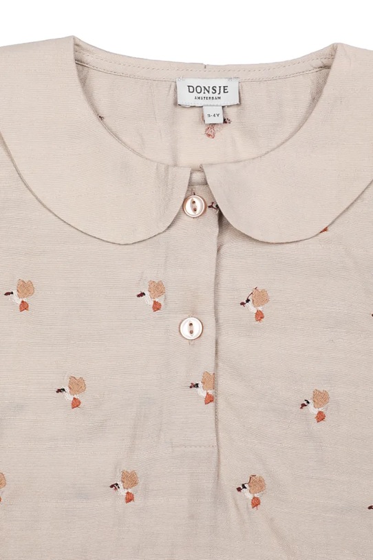 Donsje bluzka dziecięca Nesa Blouse Hummingbirds beżowy 4117001