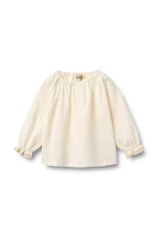 Wheat bluzka niemowlęca bawełniana beżowy 4655.366.GOTS