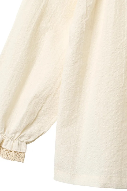 Dziewczynka Wheat bluzka niemowlęca bawełniana 4655.366.GOTS beżowy