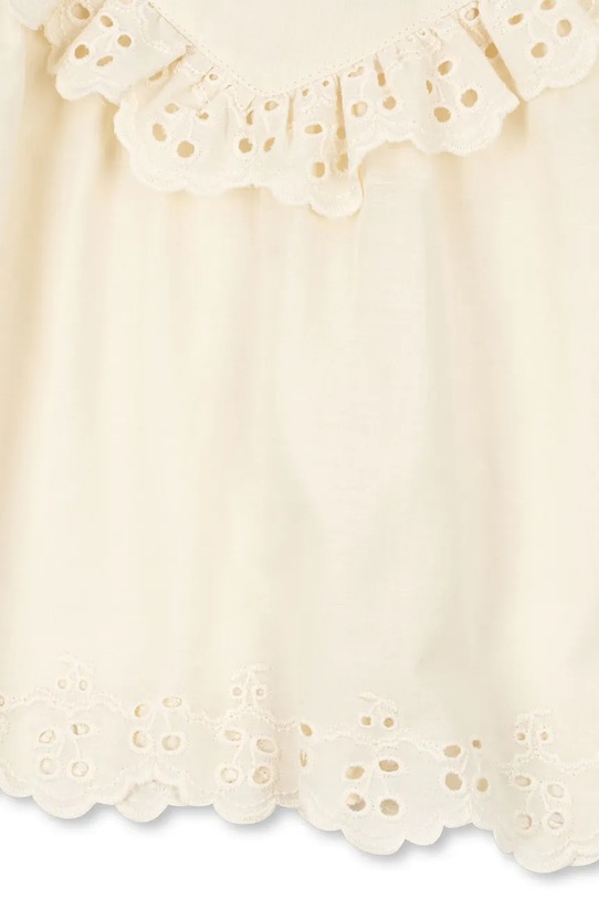 Konges Sløjd μπλούζα με βολάν παιδική βαμβακερή POSEY TOP KS105527.PPY2