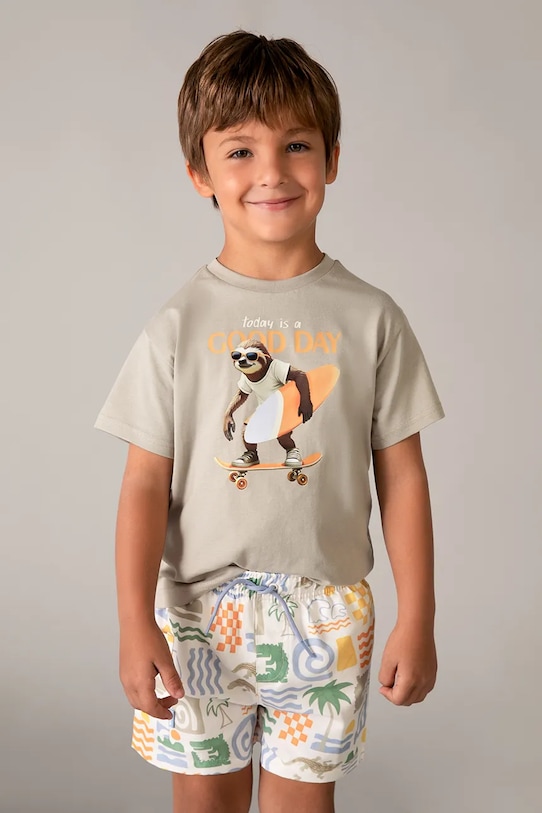 Παιδικό σορτς κολύμβησης Mayoral Βρεφικό προϊόν λευκό 3612.5H.Mini.PPY2