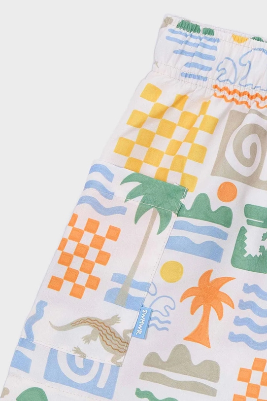 Παιδικό σορτς κολύμβησης Mayoral λευκό 3612.5H.Mini.PPY2