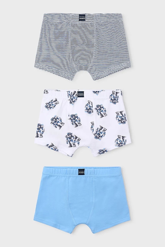 Mayoral boxeri copii 3-pack boxeri albastru 10171.5E.Mini.PPY2
