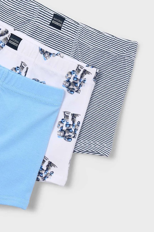 Băieți Mayoral boxeri copii 3-pack 10171.5E.Mini.PPY2 albastru