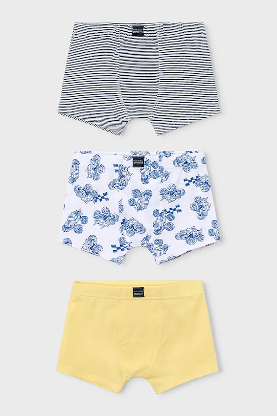 Дитячі боксери Mayoral 3-pack приталені боксери блакитний 10171.5E.Mini.PPY2