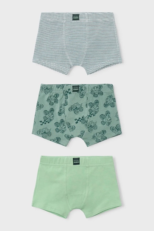 Mayoral gyerek boxer 3 db elasztikus boxeralsó zöld 10171.5E.Mini.PPY2