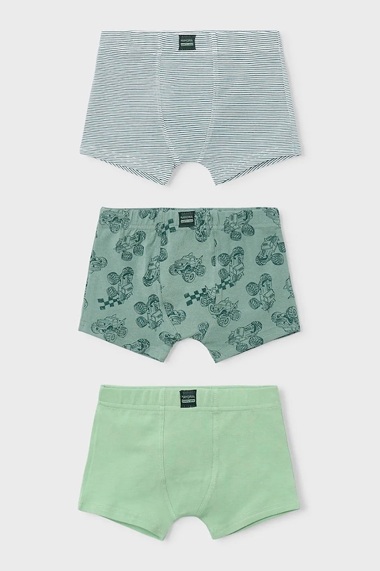 Mayoral gyerek boxer 3 db elasztikus boxeralsó zöld 10171.5E.Mini.PPY2