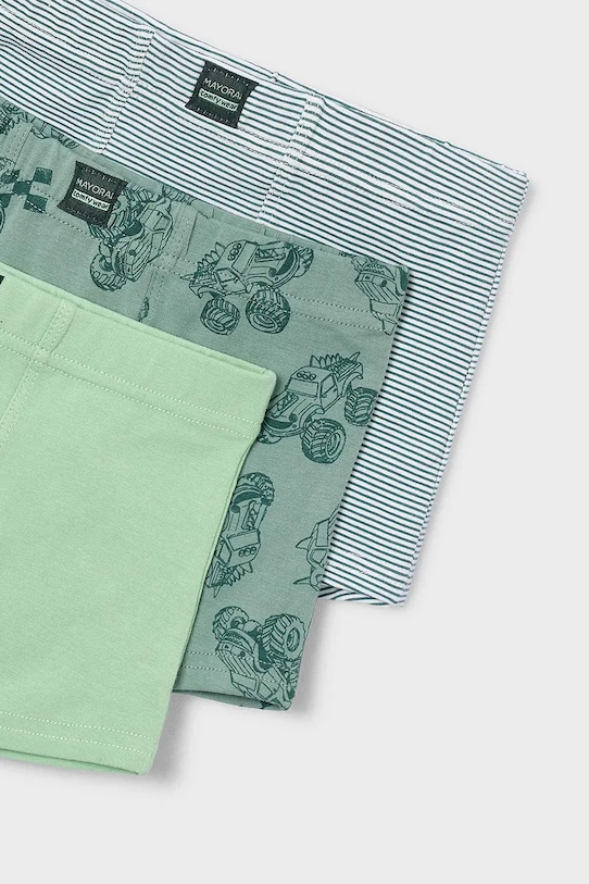 Fiú Mayoral gyerek boxer 3 db 10171.5E.Mini.PPY2 zöld