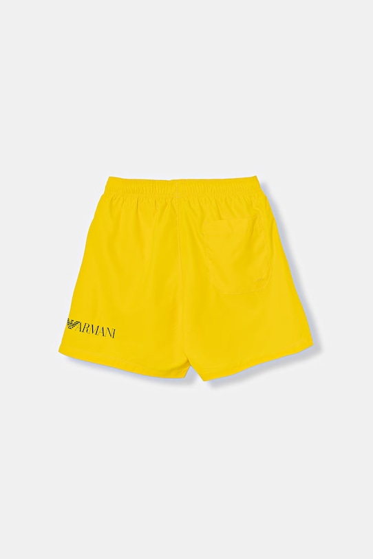 EA7 Emporio Armani detské plavkové šortky 7B000341.AF13049 žltá SS26