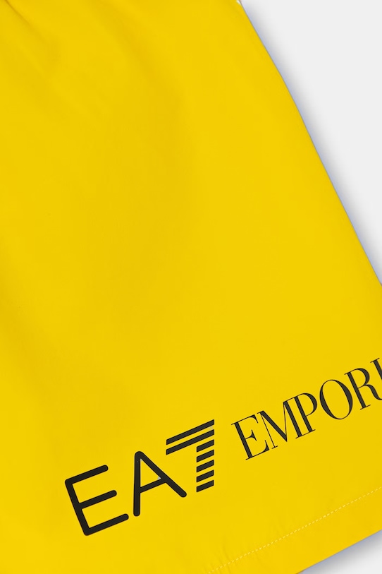 Chlapec EA7 Emporio Armani detské plavkové šortky 7B000341.AF13049 žltá