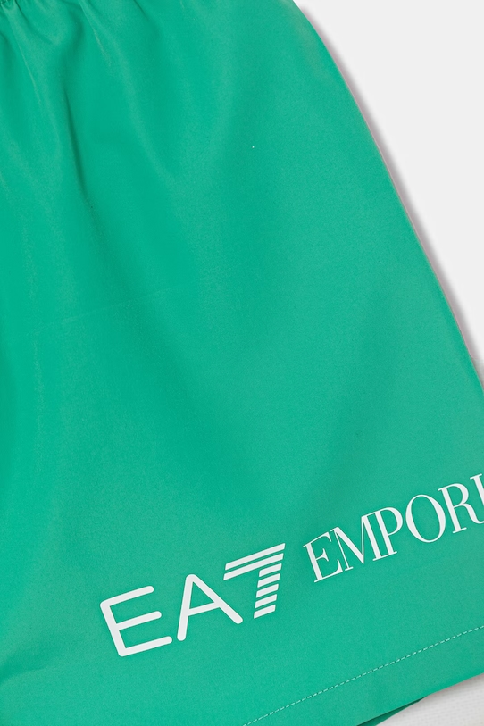 Chlapec EA7 Emporio Armani detské plavkové šortky 7B000341.AF13049 zelená