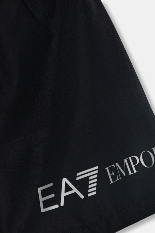 Chłopiec EA7 Emporio Armani szorty kąpielowe dziecięce 7B000341.AF13049 czarny