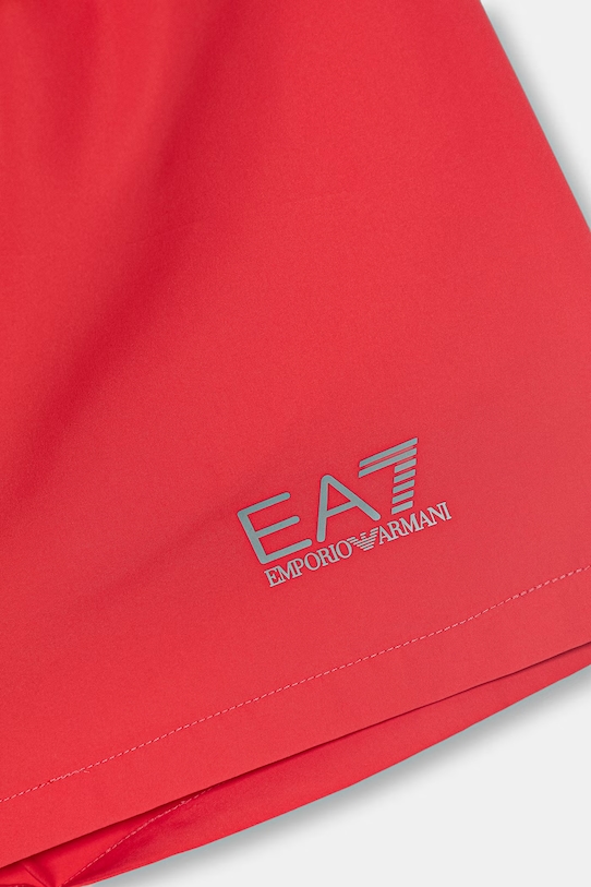 Chlapec EA7 Emporio Armani detské plavkové šortky 7B000320.AF13019 červená