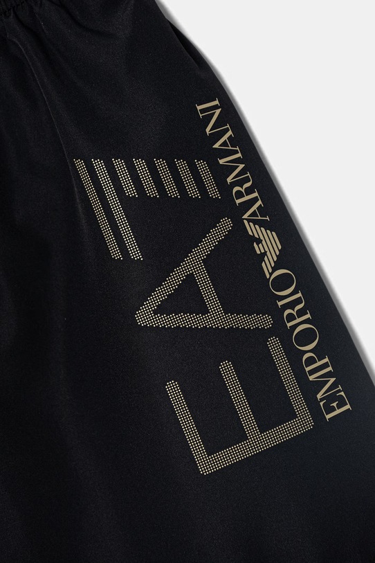 Chłopiec EA7 Emporio Armani szorty kąpielowe dziecięce 7B000318.AF14497 czarny