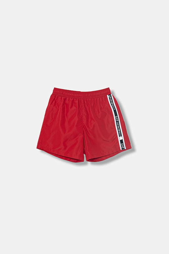 EA7 Emporio Armani detské plavecké šortky červená 7B000317.AF21073