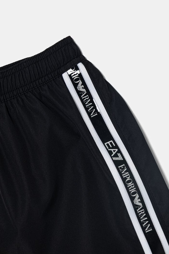 Chłopiec EA7 Emporio Armani szorty kąpielowe dziecięce 7B000317.AF21073 czarny