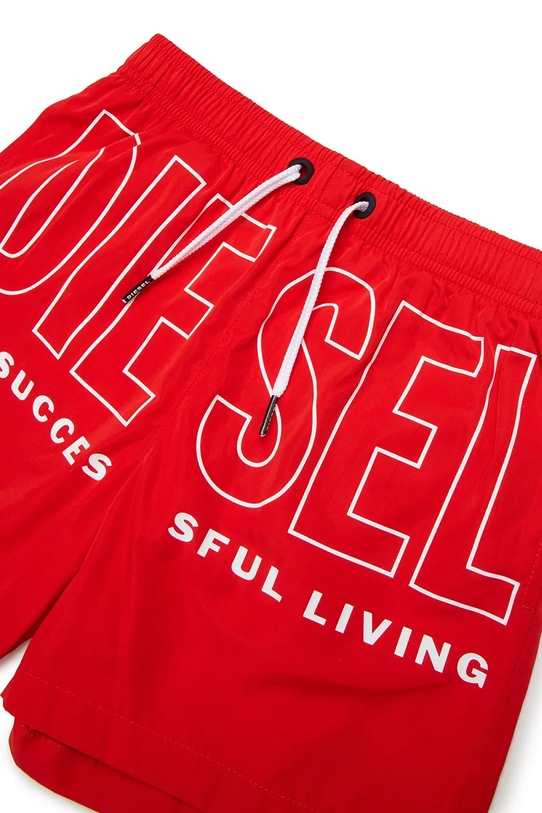 Chlapec Detské plavkové šortky Diesel MIDIT SWIMSUIT J02699.KXBPB červená