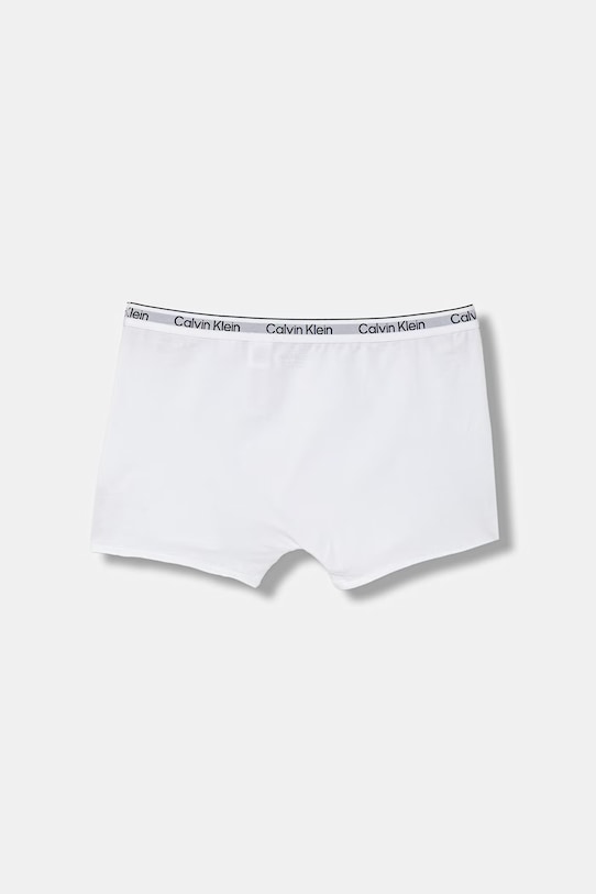 Chłopiec Calvin Klein Underwear bokserki dziecięce bawełniane z elastanem 2-pack B70B700506.PPY2 biały