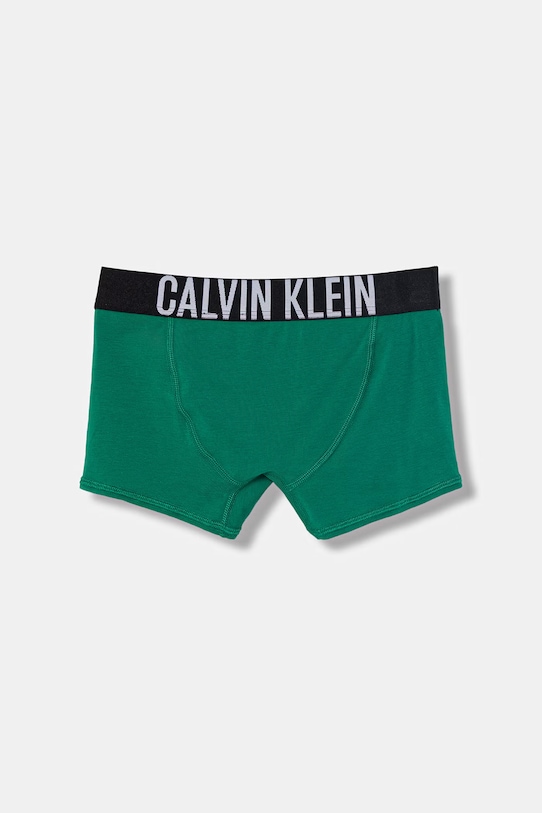 Calvin Klein Underwear bokserki dziecięce bawełniane z elastanem 2-pack zielony B70B700509.PPY2