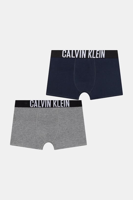 Calvin Klein Underwear bokserki dziecięce bawełniane z elastanem 2-pack szary B70B700509.PPY2