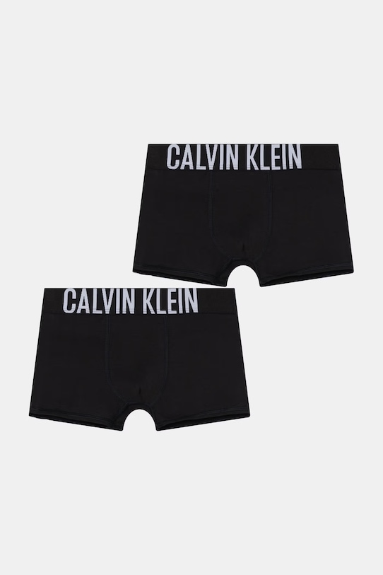 Calvin Klein Underwear bokserki dziecięce bawełniane z elastanem 2-pack czarny B70B700509.PPY2