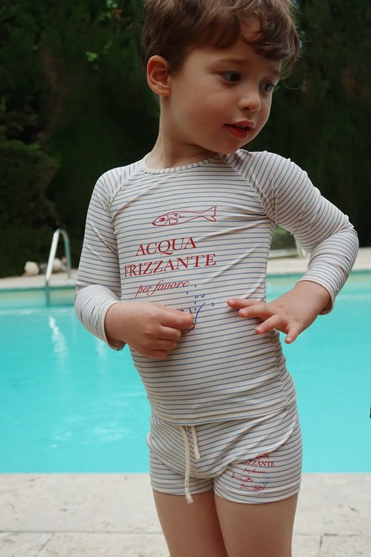 Konges Sløjd kąpielówki dziecięce ASTER SWIM PANTS GRS Planet friendly niebieski KS104646.PPY2