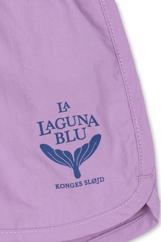 Konges Sløjd szorty kąpielowe dziecięce POMIO SWIM SHORTS GRS fioletowy KS105041.PPY2