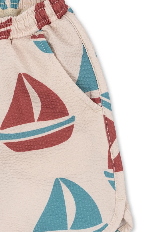 Konges Sløjd szorty kąpielowe dziecięce SEER ASNOU SWIM SHORTS GRS beżowy KS105073.PPY2