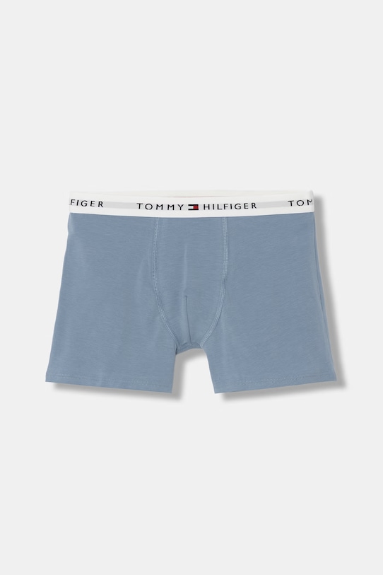 Chłopiec Tommy Hilfiger bokserki dziecięce bawełniane z elastanem 2-pack UB0UB00548.PPY2 niebieski