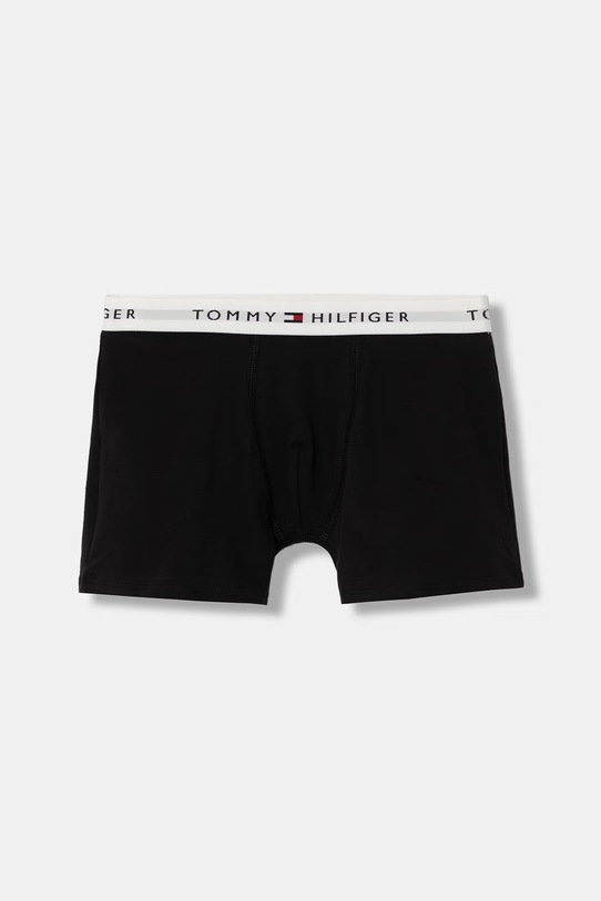 Tommy Hilfiger bokserki dziecięce bawełniane z elastanem 2-pack UB0UB00548.PPY2 czarny SS26