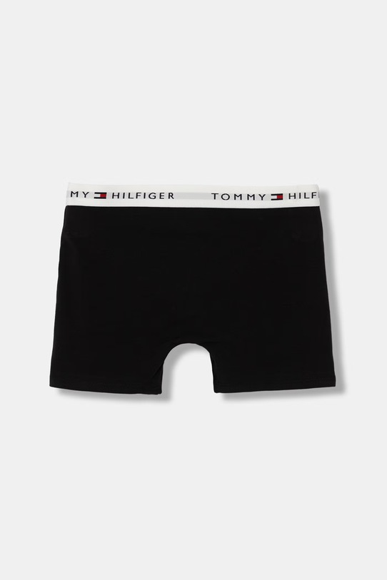 Chłopiec Tommy Hilfiger bokserki dziecięce bawełniane z elastanem 2-pack UB0UB00548.PPY2 czarny