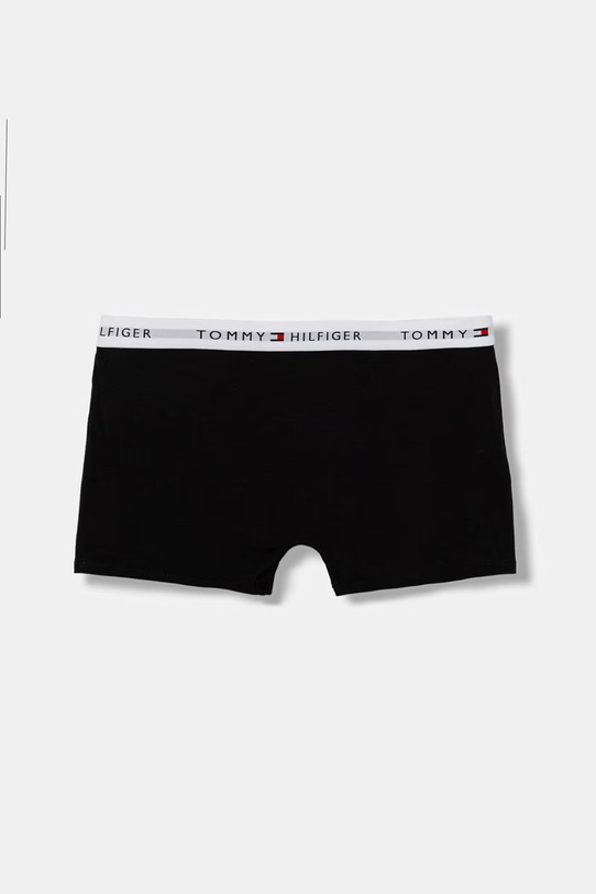 Chłopiec Tommy Hilfiger bokserki dziecięce z bawełną 3-pack UB0UB00573.PPY2 czarny