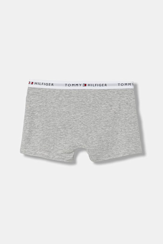 Tommy Hilfiger boxeri pentru copii din bumbac cu elastan pachet de 5 UB0UB00601.PPY2 gri
