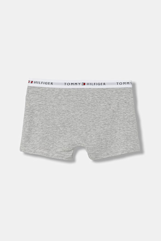 Tommy Hilfiger boxeri pentru copii din bumbac cu elastan pachet de 5 UB0UB00601.PPY2 gri