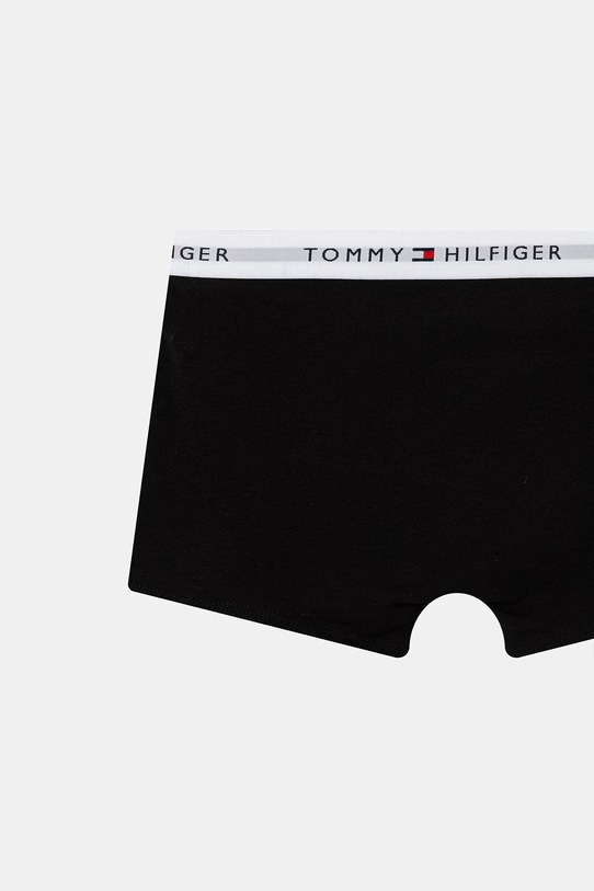 Chłopiec Tommy Hilfiger bokserki dziecięce bawełniane z elastanem 5-pack UB0UB00601.PPY2 czarny
