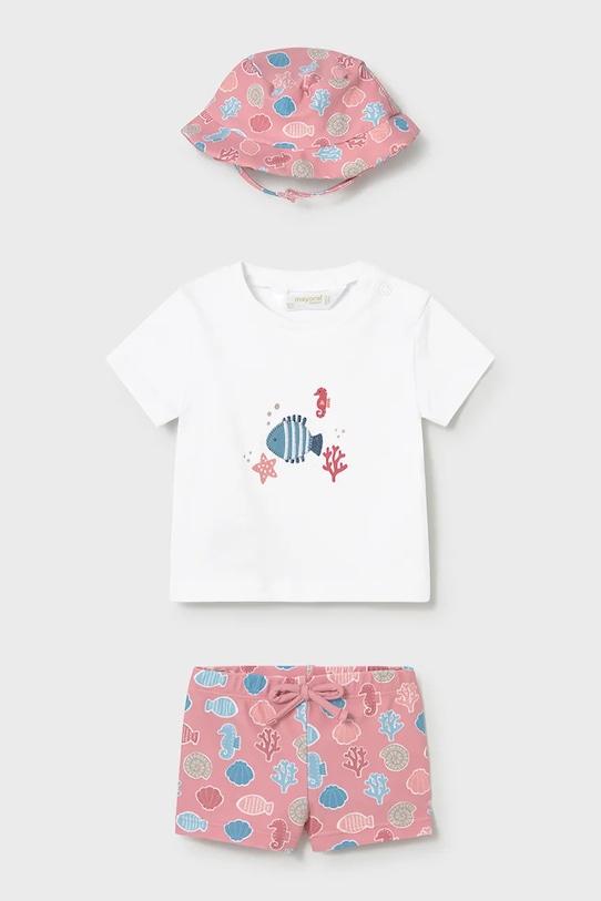 Βρεφικό μαγιό Mayoral Newborn 1617.1M.Newborn.PPY2 ροζ SS26