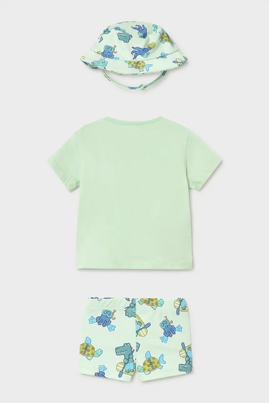Mayoral Newborn komplet kąpielowy niemowlęcy 1617.1M.Newborn.PPY2 zielony SS26