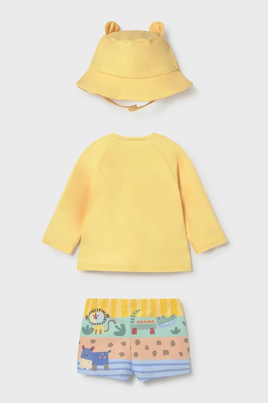 Дитячий купальний комплект Mayoral Newborn 1619.1Q.Newborn.PPY2 жовтий SS26