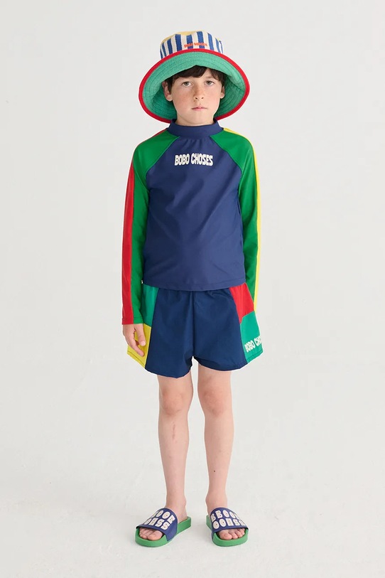 Bobo Choses longsleeve kąpielowy dziecięcy 126AC132 granatowy