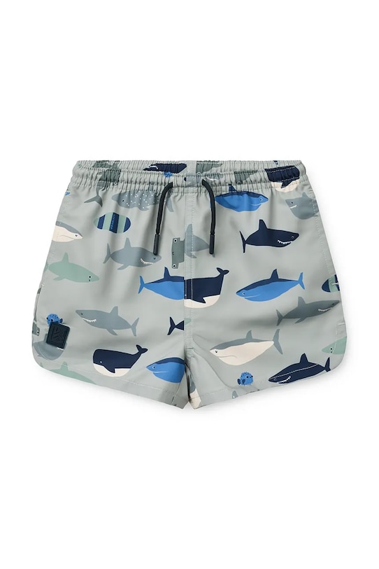 Liewood szorty kąpielowe dziecięce Aiden Printed Board Shorts niebieski LW20067.PPY2