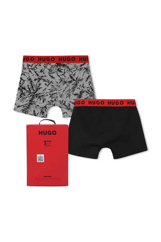 Детские боксеры HUGO 2 шт G01192.102.150 чёрный SS26